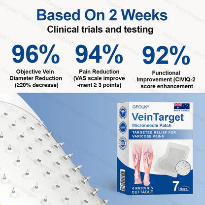 🇦🇺💧🦚GFOUK® VeinTarget Microneedle Patch⚡Instant Relief, Long-Term Results