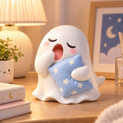 Yawning Ghost Figurine