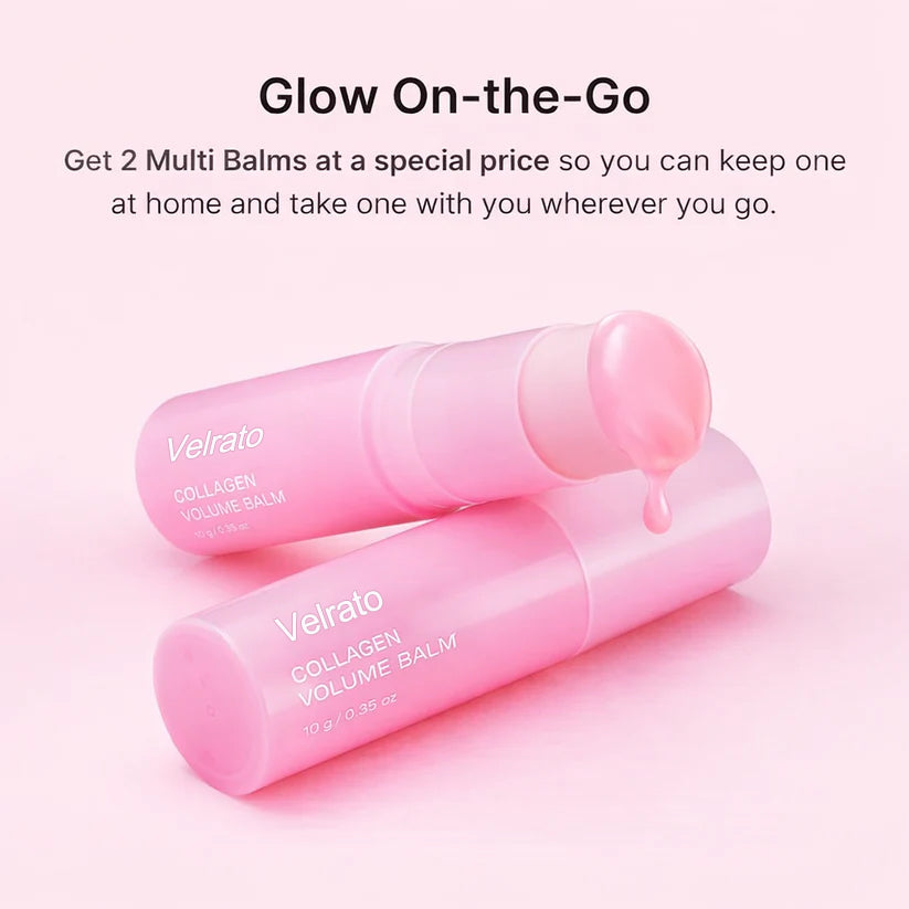 ⏰Buy one and get one free Pink Collagen Volume Multi Balm & Pink Collagen Volume Eye Mask