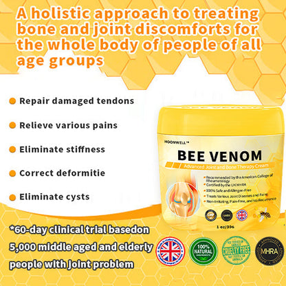 HOOMWELL™ Bee Venom Advanced Joint and Bone Healing Cream  (New Zealand Bee Extract - specializing in orthopedic conditions)
