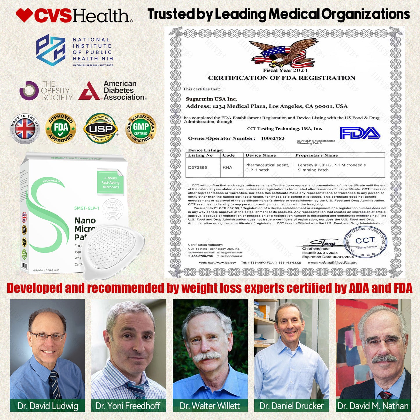 HOOMWELL™ GLP-1 Slimming Patch – Burn Fat Without Pills