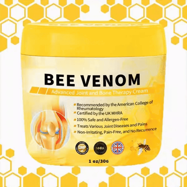 HOOMWELL™ Bee Venom Advanced Joint and Bone Healing Cream  (New Zealand Bee Extract - specializing in orthopedic conditions)