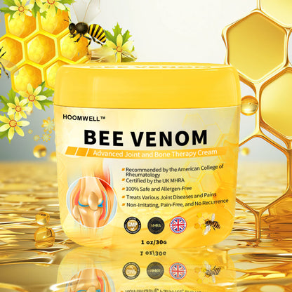 HOOMWELL™ Bee Venom Advanced Joint and Bone Healing Cream  (New Zealand Bee Extract - specializing in orthopedic conditions)