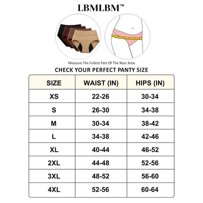 💖Last Day 50% OFF|LBMLBM™  100% Leak-Proof Underwear 4-pack