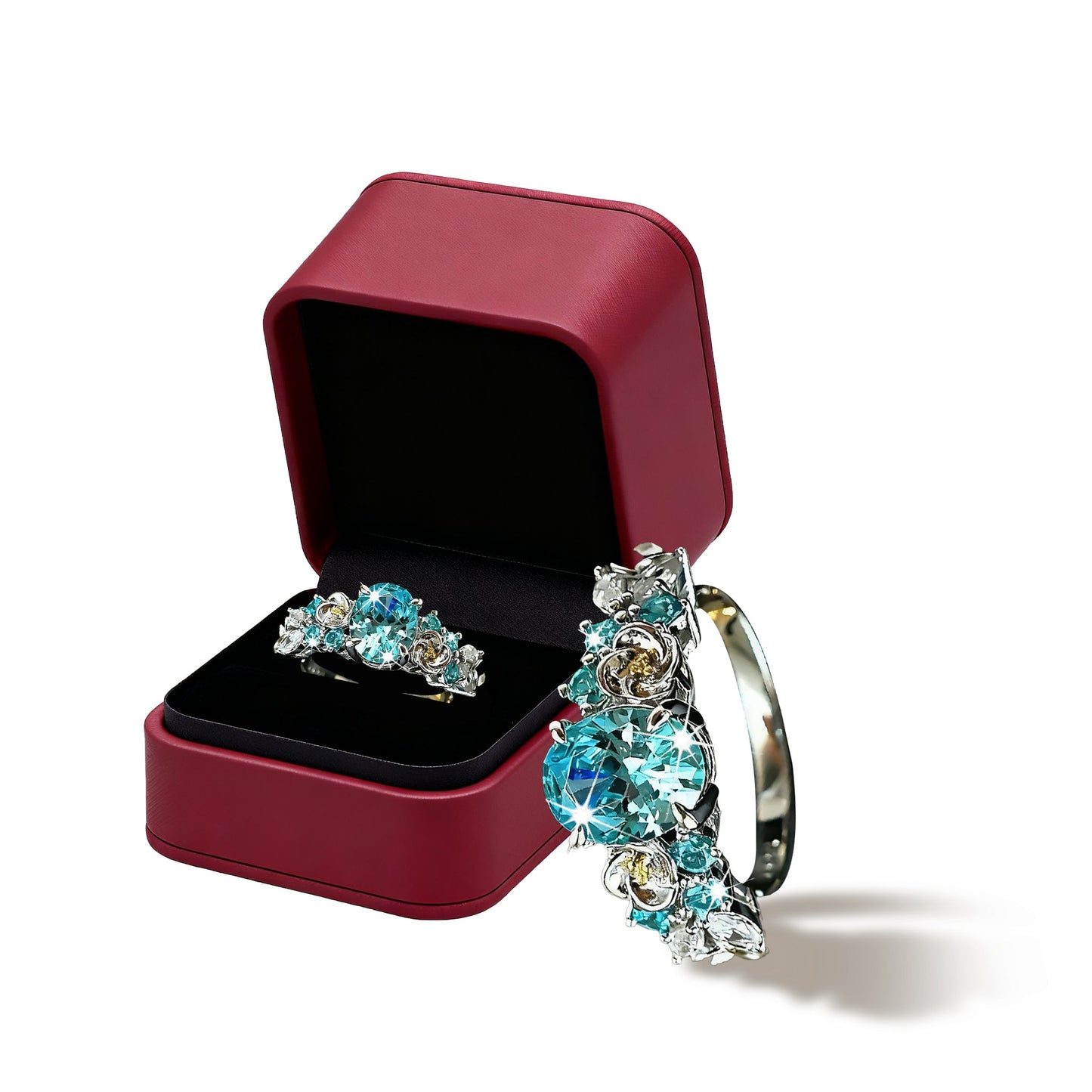 💥Last Day Promotion 80% OFF 🔥- Histone Magnetology Moissanite Diamond Ring💖💍