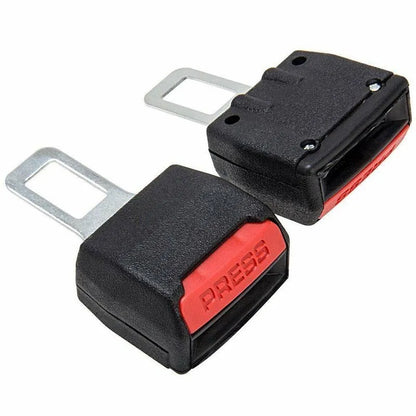 2pcs Update Thicken Car Seat Belt Clip Extender Safety Seatbelt Lock Buckle Plug Thick Insert Socket Extender Safety Buckle