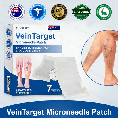 🇦🇺💧🦚GFOUK® VeinTarget Microneedle Patch⚡Instant Relief, Long-Term Results