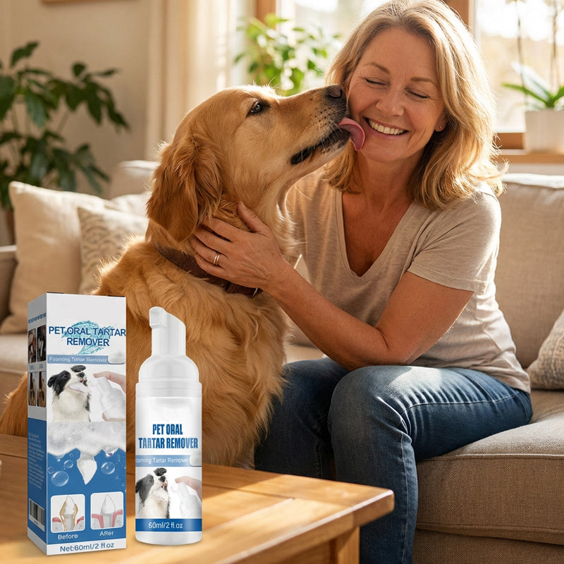 🐾 BUY 5 GET 5 FREE! ✨Pet Oral Care Foaming Tartar Remover